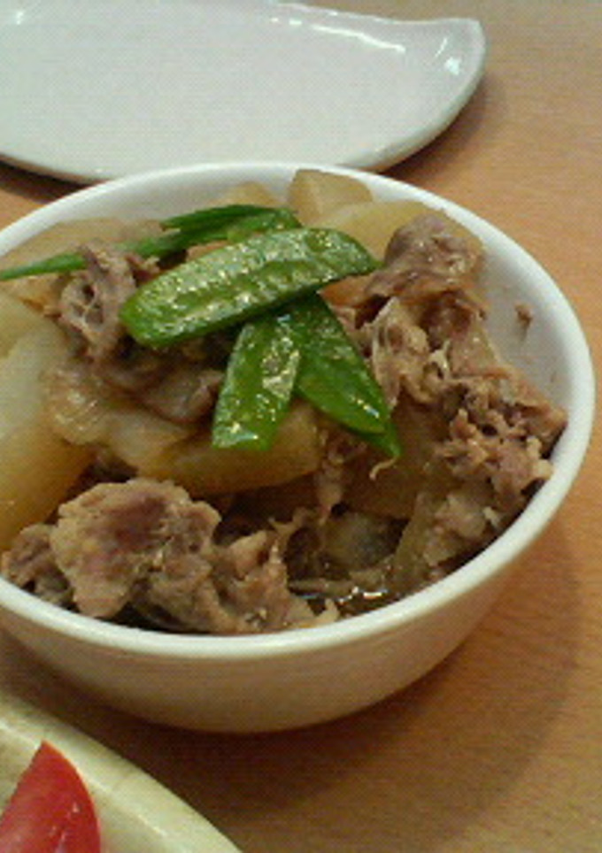 超簡単圧力鍋で豚と大根の煮物-レシピのメイン写真