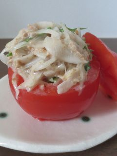 まるごとトマトサラダ-レシピのメイン写真