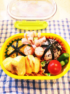 年少さん向け1 可愛いおにぎり弁当-レシピのメイン写真