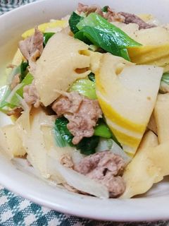 材料3つだけ~♡簡単☆たけのこ炒め♪-レシピのメイン写真