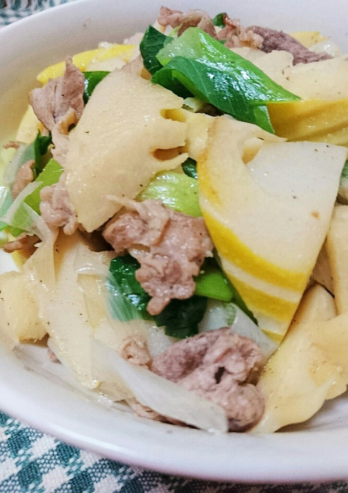 材料3つだけ~♡簡単☆たけのこ炒め♪-レシピのメイン写真