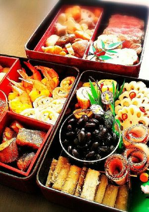 正月おせち　2014盛り付け　詰め方-レシピのメイン写真