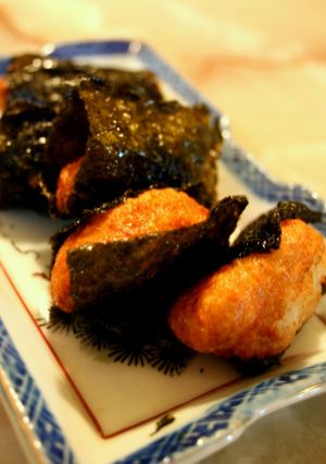 揚げたてが香ばし～ぃ！大和芋の磯辺揚げ-レシピのメイン写真