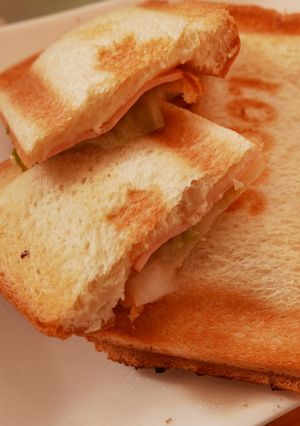 コナンのサンドイッチのホットサンド版-レシピのメイン写真