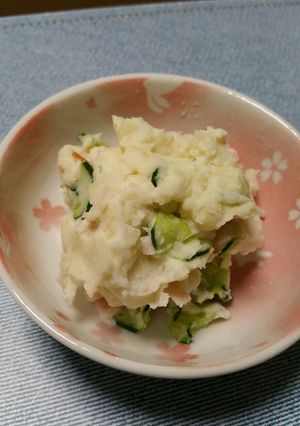 シャキシャキレンコンのポテトサラダ♡-レシピのメイン写真