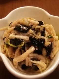 鶏胸肉と2種の野菜の和え物-レシピのメイン写真