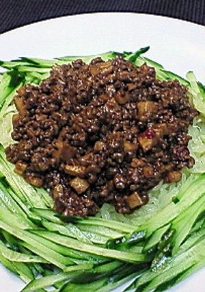 回鍋肉がジャジャ麺に！？-レシピのメイン写真