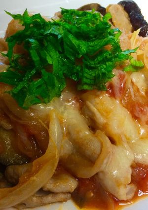 茄子と豚バラの重ね焼き★イタリアン風-レシピのメイン写真
