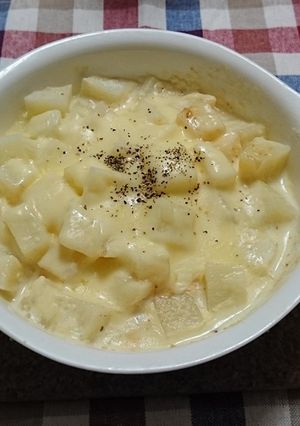 まるごと長いも!豆乳グラタン-レシピのメイン写真