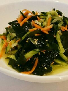 ☆こってり料理と共に…わかめのナムル☆*-レシピのメイン写真