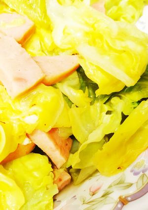 簡単ラクチン春キャベツの蒸し煮-レシピのメイン写真
