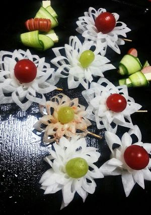 大根の一口お花飾り-レシピのメイン写真