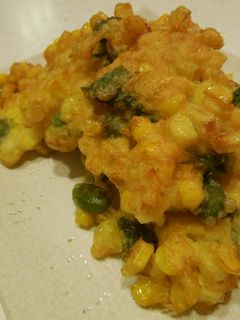 サクサク とうもろこしと枝豆のかき揚げ-レシピのメイン写真
