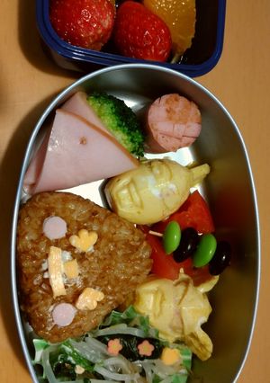 ウルトラマンセブンとゼロの親子キャラ弁-レシピのメイン写真