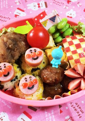 ウインナーでミニミニ アンパンマン♡-レシピのメイン写真