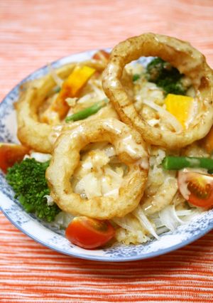 ダブルで＊玉ねぎまるごとサラダ-レシピのメイン写真