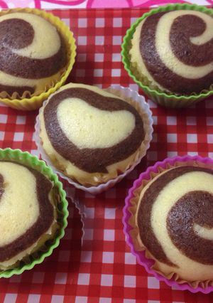 くるくるっと蒸しケーキ♡-レシピのメイン写真