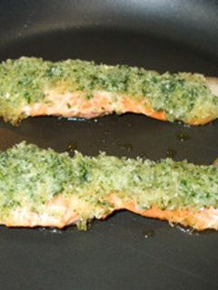 魚・鮭の簡単粉チーズ・パセリ・バター焼き-レシピのメイン写真