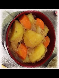 レンジで時短!簡単肉じゃが-レシピのメイン写真