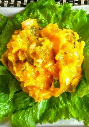 カボチャとチキンのサラダ-レシピのメイン写真