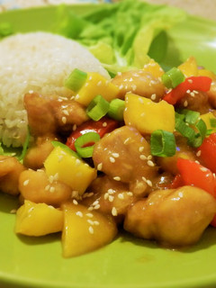 鶏肉とマンゴーの甘酢あん-レシピのメイン写真