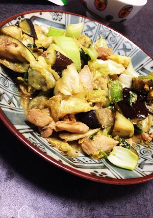 鶏肉の味噌野菜炒め-レシピのメイン写真