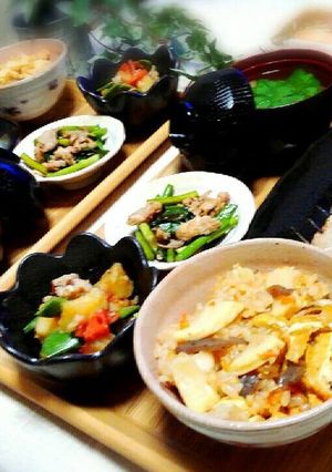 筍ご飯　和プレート-レシピのメイン写真