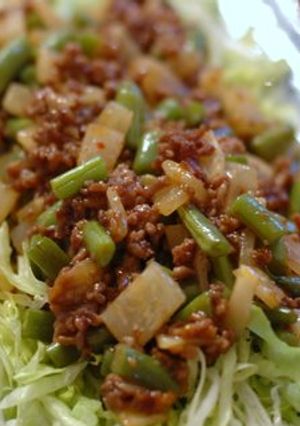 大根とインゲンの麻婆-レシピのメイン写真