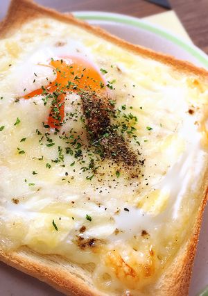 とろとろ卵のトースト-レシピのメイン写真