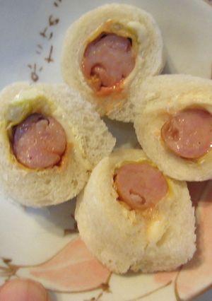 食べやすいロールホットドッグ-レシピのメイン写真