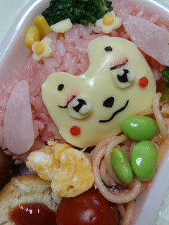 キャラ弁☆ガラピコぷ~☆チョロミーお弁当-レシピのメイン写真