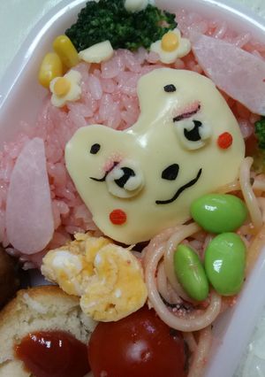 キャラ弁☆ガラピコぷ～☆チョロミーお弁当-レシピのメイン写真