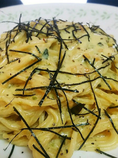 お茶漬けの素で和風クリームパスタ❀-レシピのメイン写真