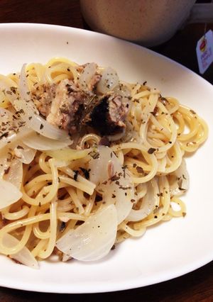 さば缶とレモンのワンポットパスタ-レシピのメイン写真