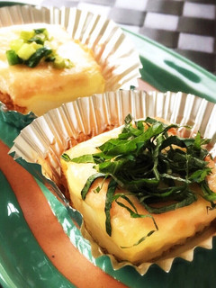 お弁当のおかず 簡単♪厚揚げ明太マヨ焼き-レシピのメイン写真