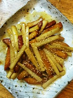 ウドとさつま揚げの甘辛炒め-レシピのメイン写真
