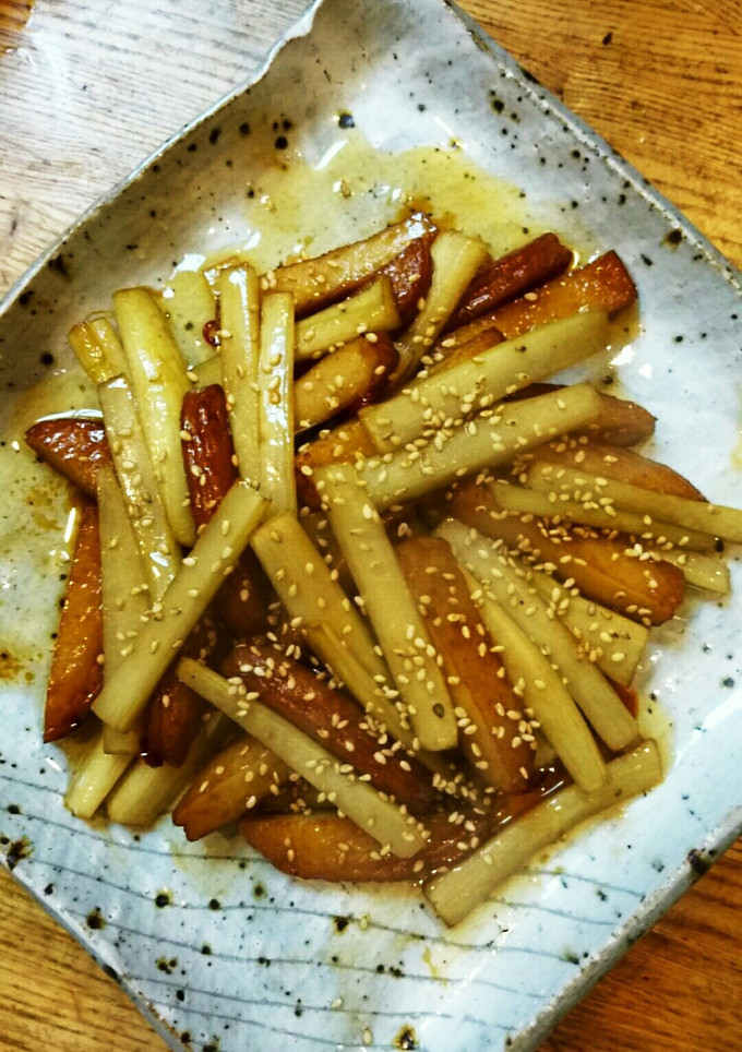 ウドとさつま揚げの甘辛炒め-レシピのメイン写真
