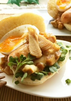 ごてもりドッグ✿とろ～り半熟チーズカレー-レシピのメイン写真