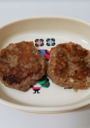 *離乳食* 卵なし☆ふわふわハンバーグ-レシピのメイン写真