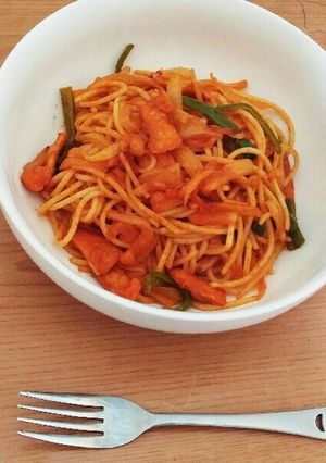 お肉を使わないナポリタン-レシピのメイン写真
