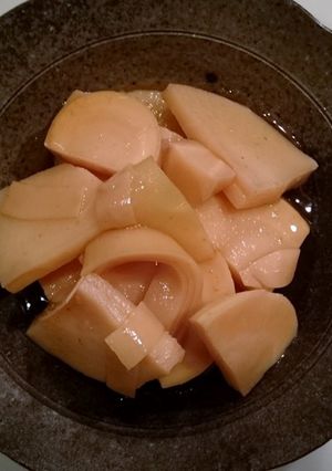 甘酸っぱい！筍の梅煮-レシピのメイン写真