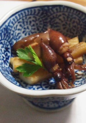 箸休め：ホタルイカと大根のしょうゆ味-レシピのメイン写真
