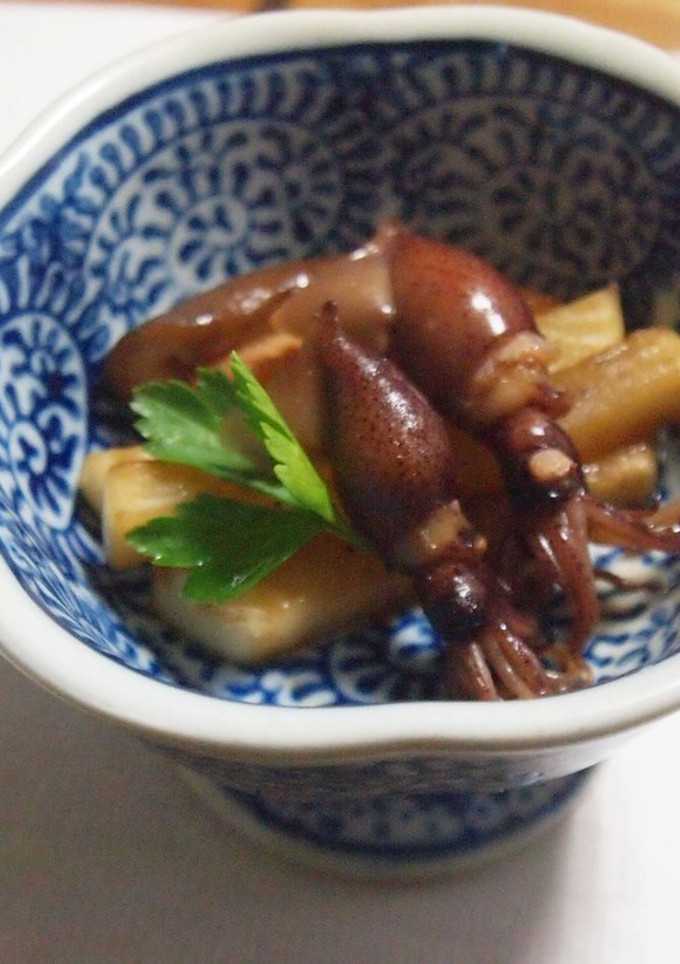 箸休め：ホタルイカと大根のしょうゆ味-レシピのメイン写真