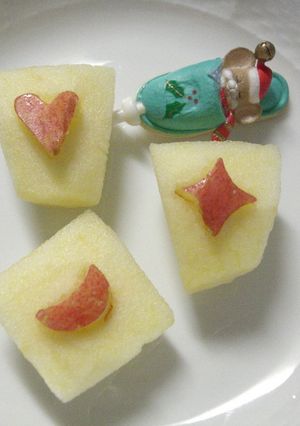 お弁当りんご♪（キャラ弁）-レシピのメイン写真