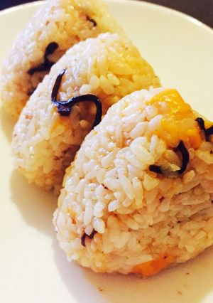 亜麻仁油とチーズのオイルおにぎり♬-レシピのメイン写真