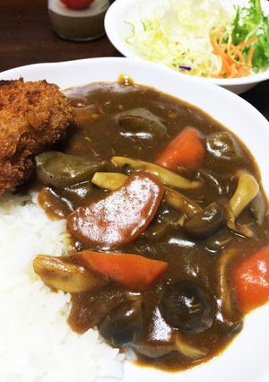 すぐ出来簡単！こんにゃくとしめじのカレー-レシピのメイン写真