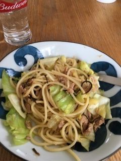 簡単!キャベツとツナの和風パスタ!-レシピのメイン写真