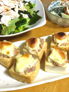 簡単一品おかず*厚揚の筍入りツナチーズ-レシピのメイン写真
