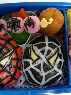 スパイダーマン3弁当♪(キャラ弁)-レシピのメイン写真