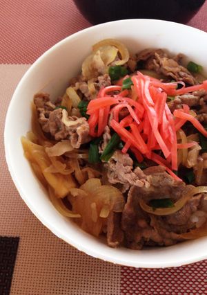 めんつゆで簡単牛丼-レシピのメイン写真